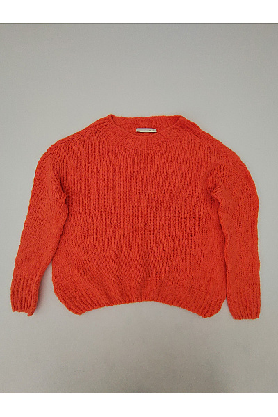 Oui Oranžový oversized pletený pulovr Velikost DE 40 | oui | obrázek 2