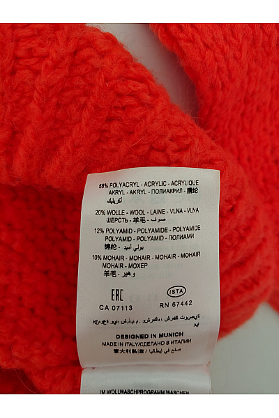 Oui Oranžový oversized pletený pulovr Velikost DE 40 | oui | obrázek 4