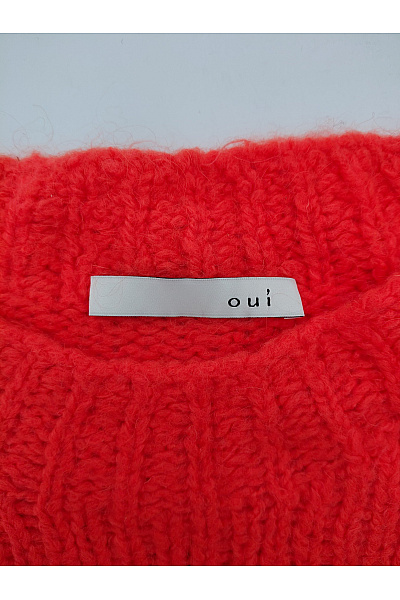 Oui Oranžový oversized pletený pulovr Velikost DE 40 | oui | obrázek 6