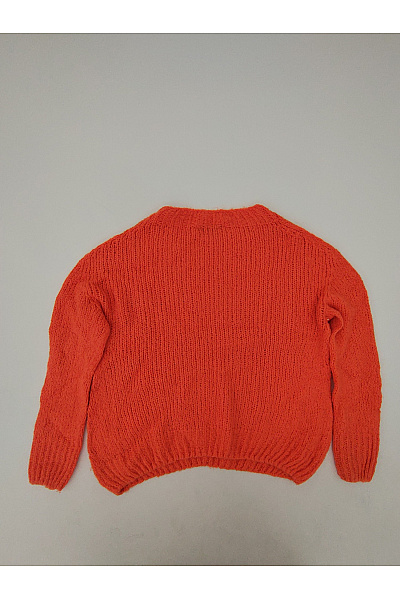 Oui Oranžový oversized pletený pulovr Velikost DE 40 | oui | obrázek 7