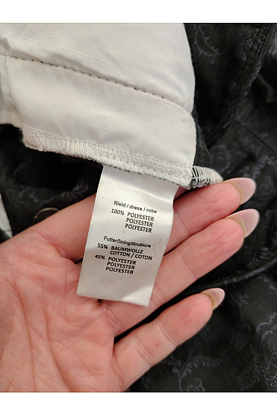 Stockerpoint Černé bavlněné dirndl šaty maxi elegantní | Stockerpoint | obrázek 10