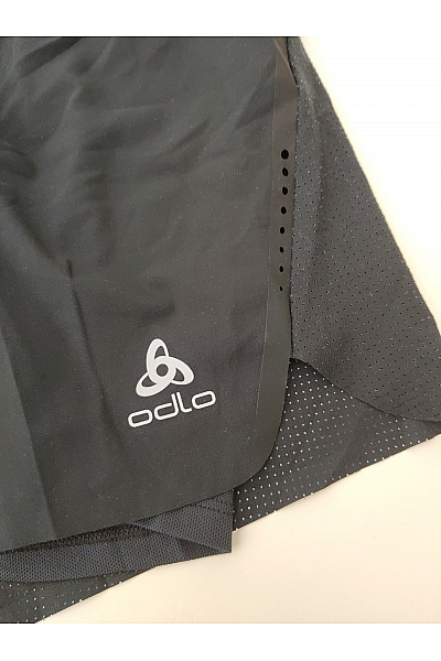 ODLO Černé sportovní běžecké kraťasy 2v1 Velikost S | ODLO | obrázek 3