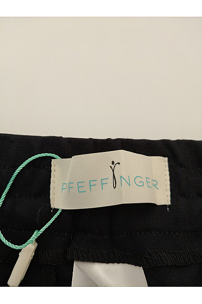 PFEFFINGER Černé dámské volnočasové kalhoty s kapsami Velikost DE 40 | PFEFFINGER | obrázek 3