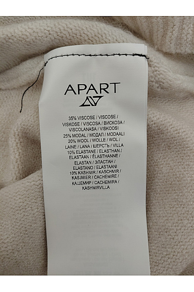 APART Béžový crop pulovr se stojáčkem Velikost L | APART | obrázek 8