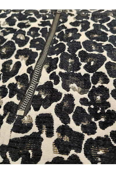 Topshop Černobílá bavlněná mini sukně s leopardím vzorem Vel. 38 | Topshop | obrázek 2
