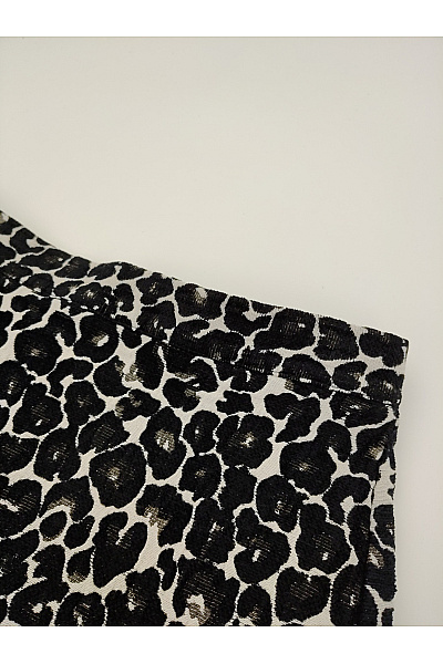Topshop Černobílá bavlněná mini sukně s leopardím vzorem Vel. 38 | Topshop | obrázek 6