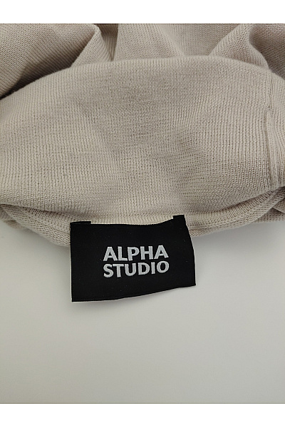 ALPHA STUDIO Dámský béžový vlněný rolák merino basic Vel. EU 52 | ALPHA STUDIO | obrázek 6