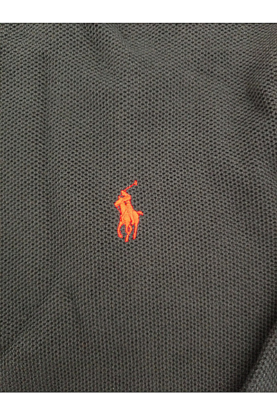 Ralph Lauren Černý bavlněný pánský pulovr se stojáčkem na zip Vel. M | Ralph Lauren | obrázek 3