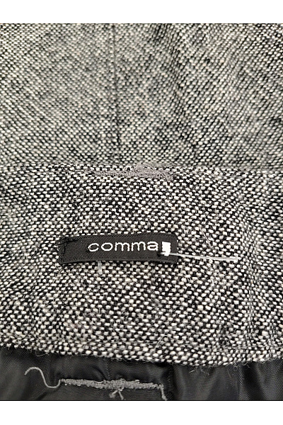 COMMA Šedá mini sukně s kapsami a knoflíky Velikost 40 | COMMA | obrázek 5