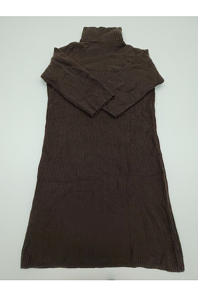 SELECTED Hnědé vlněné pletené rolákové šaty Vel. M | SELECTED | obrázek 8