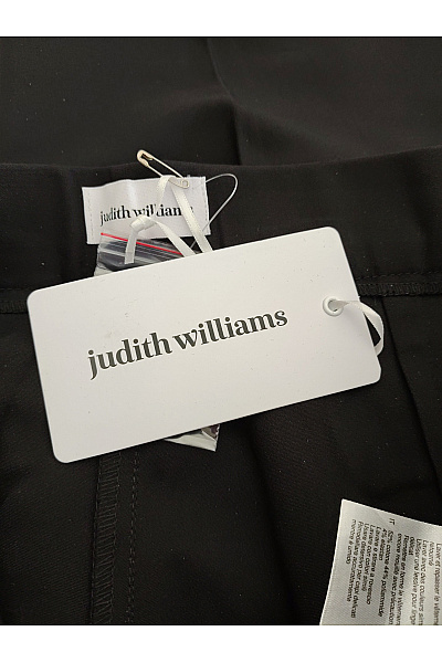 Judith Williams Dámské bavlněné černé společenské kalhoty s puky Vel. DE 40 | Judith Williams | obrázek 4