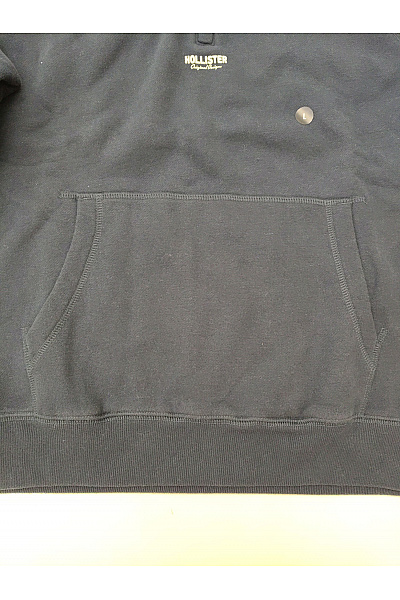 Hollister Pánská bavlněná mikina se zipem u krku a pruhy Velikost US L | Hollister | obrázek 2