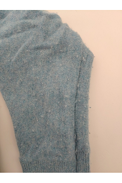 COMMA Dámský vlněný kardigan oversized modrý Vel. DE 40 | COMMA | obrázek 3