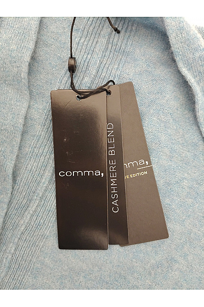 COMMA Dámský vlněný kardigan oversized modrý Vel. DE 40 | COMMA | obrázek 5