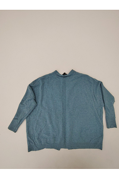 COMMA Dámský vlněný kardigan oversized modrý Vel. DE 40 | COMMA | obrázek 7