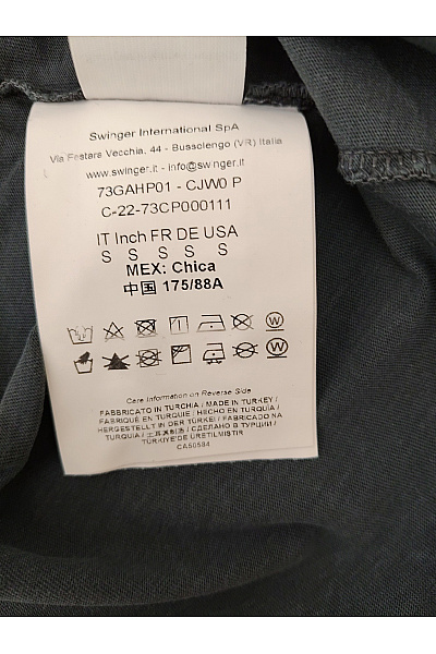 Obscure Couture Černé bavlněné tričko s krátkým rukávem a potiskem Velikost IT S | Obscure Couture | obrázek 6