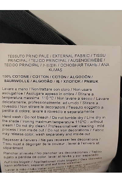 Obscure Couture Černé bavlněné tričko s krátkým rukávem a potiskem Velikost IT S | Obscure Couture | obrázek 7