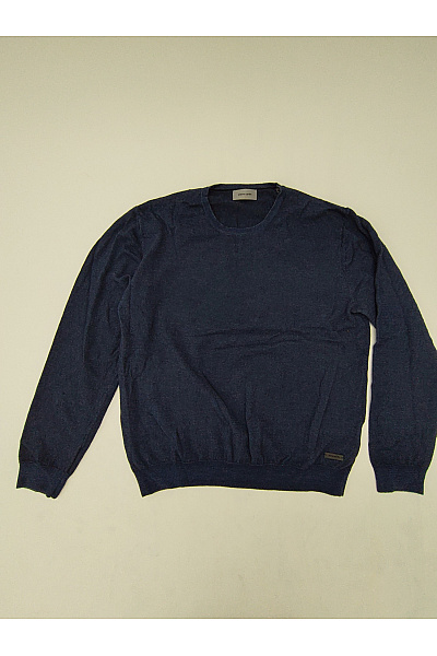 PIERRE CARDIN Dámský Modrý Vlněný Pulovr Merino Basic Vel. L