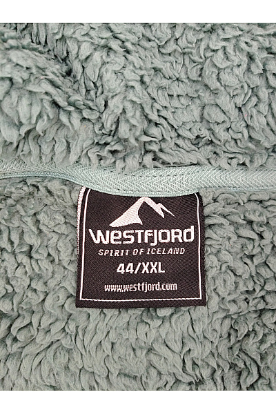 Westfjord Dámská chlupatá mikina s kapucí na zip khaki Vel. EU 44/XXL | Westfjord | obrázek 6
