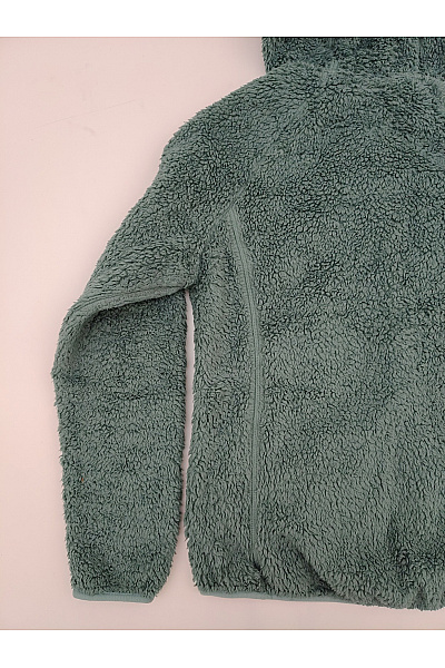 Westfjord Dámská chlupatá mikina s kapucí na zip khaki Vel. EU 44/XXL | Westfjord | obrázek 8
