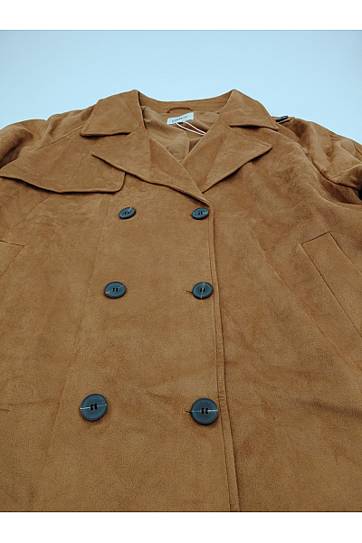 ONLY Hnědý dámský trenčkot s páskem Vel. XL | ONLY | obrázek 5