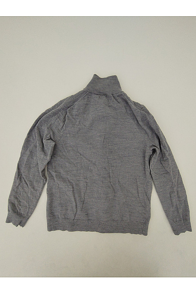 LAWRENCE GREY Pánský šedý pletený svetr na zip se stojáčkem basic Velikost US XL | LAWRENCE GREY | obrázek 6
