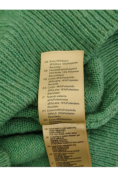 Scotch & Soda Zelený pletený pulovr s nápisem Vel. XS | Scotch & Soda | obrázek 7