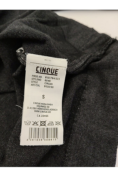CINQUE Pánský černý vlněný rolák basic Vel. S | CINQUE | obrázek 5