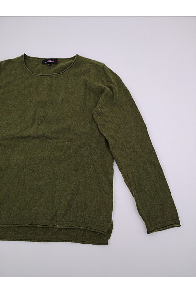 Zwillingsherz Dámský kašmírový pulovr khaki basic Velikost S | Zwillingsherz | obrázek 3