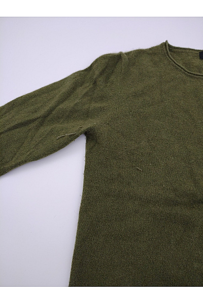 Zwillingsherz Dámský kašmírový pulovr khaki basic Velikost S | Zwillingsherz | obrázek 4