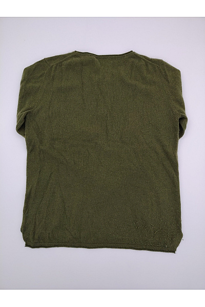 Zwillingsherz Dámský kašmírový pulovr khaki basic Velikost S | Zwillingsherz | obrázek 8