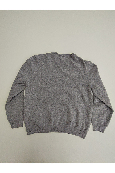 BENETTON Šedý vlněný pulovr basic Vel. XL | BENETTON | obrázek 6