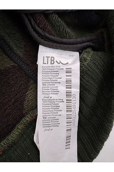 LTB Pánský khaki maskáčový bomber se zipem Velikost M | LTB | obrázek 8