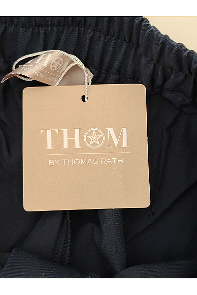 THOM By Thomas Rath Černé široké kalhoty s vysokým pasem Vel. DE 36 | THOM By Thomas Rath | obrázek 4