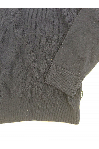 Hugo Boss Pánský vlněný pulovr se stojáčkem na zip modrý Vel. S | Hugo Boss | obrázek 2