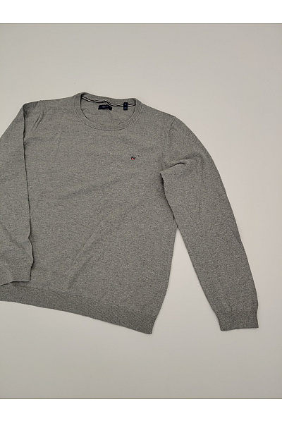 GANT Šedý dámský bavlněný pulovr basic Vel. XL | GANT | obrázek 3