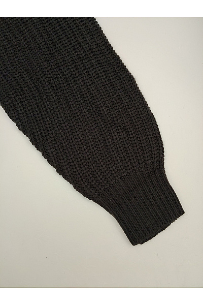 ONLY Černý pletený crop kardigan na knoflíky Velikost XS | ONLY | obrázek 3