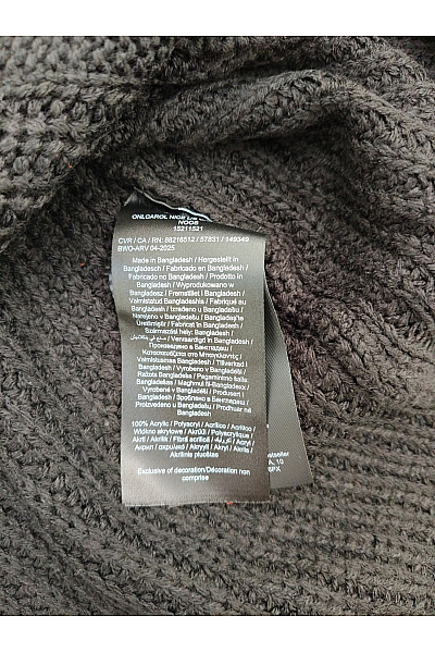 ONLY Černý pletený crop kardigan na knoflíky Velikost XS | ONLY | obrázek 5
