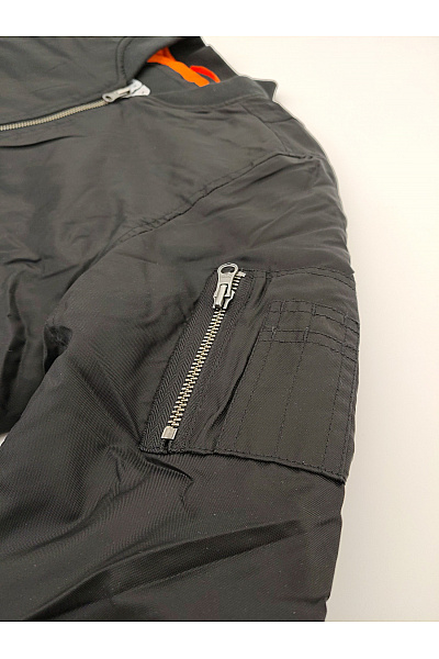 URBAN CLASSICS Černá dámská bomber bunda se zipem Vel. M | URBAN CLASSICS | obrázek 11