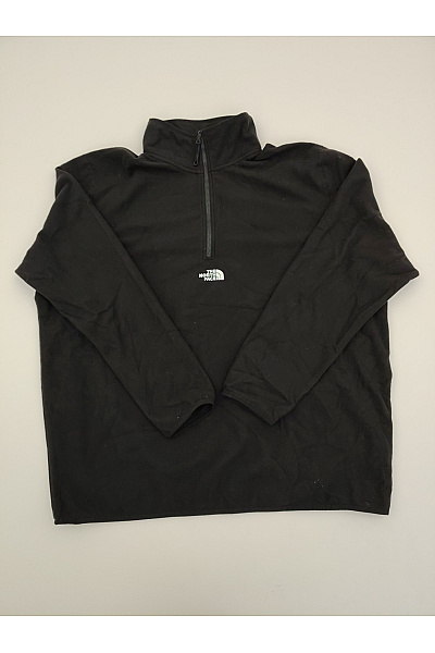 THE NORTH FACE Černá Pánská Sportovní Mikina Se Stojáčkem Na Zip Vel. US XXL