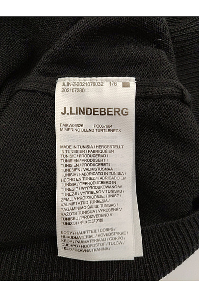 J.Lindeberg Černý dámský vlněný rolák merino basic Velikost M | J.Lindeberg | obrázek 7