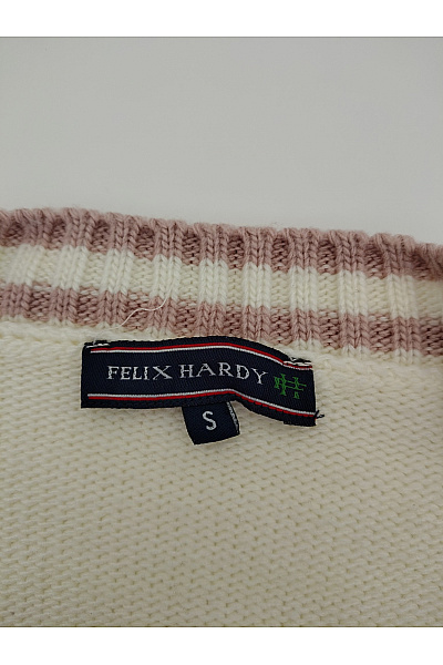 FELIX HARDY Béžový pletený kardigan do véčka na knoflíky Velikost S | FELIX HARDY | obrázek 4