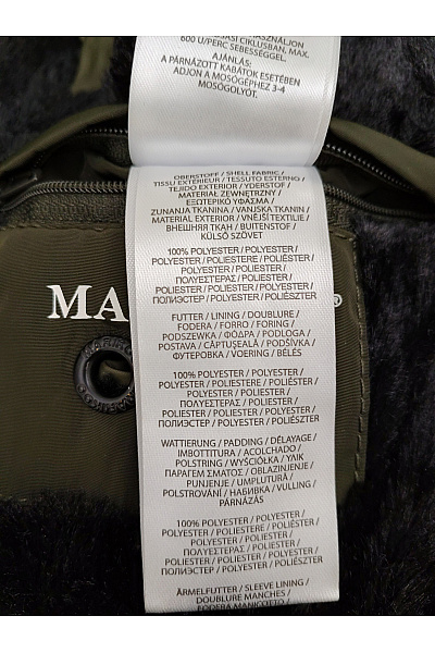 MARIKOO Dámská khaki prošívaná zimní parka s kapucí a kožešinou Vel. M | MARIKOO | obrázek 8