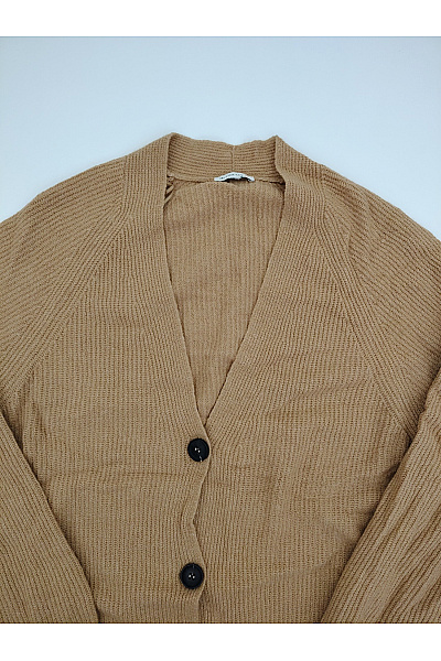 TOM TAILOR Hnědý pletený kardigan na knoflíky Velikost XL | TOM TAILOR | obrázek 4