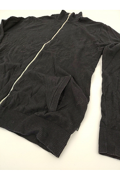 JACK & JONES Černý bavlněný pánský kardigan na zip se stojáčkem Velikost US XL | JACK & JONES | obrázek 3