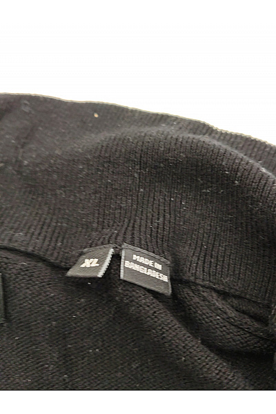 JACK & JONES Černý bavlněný pánský kardigan na zip se stojáčkem Velikost US XL | JACK & JONES | obrázek 6