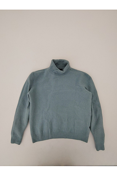 Marks & Spencer Modrý vlněný merino rolák pletený basic Vel. EU 52 | Marks & Spencer | obrázek 2