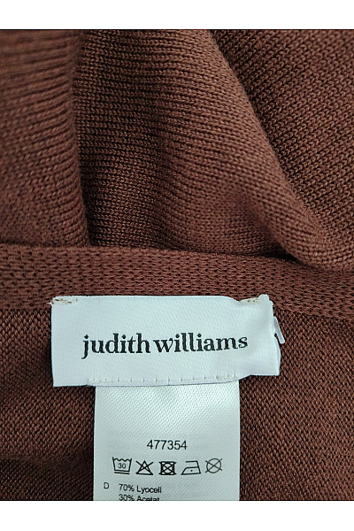 Judith Williams Hnědá pletená šála z lyocellu | Judith Williams | obrázek 2