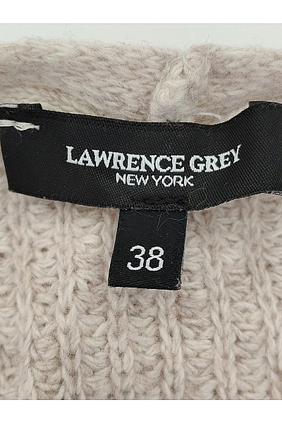 LAWRENCE GREY Béžový pletený kardigan dlouhý basic Velikost EU 38 | LAWRENCE GREY | obrázek 5