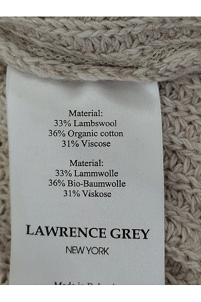 LAWRENCE GREY Béžový pletený kardigan dlouhý basic Velikost EU 38 | LAWRENCE GREY | obrázek 6